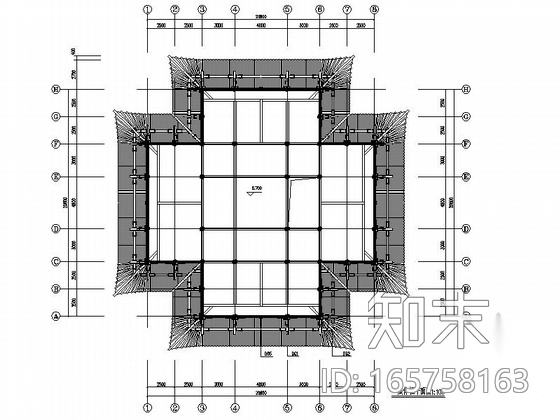 [四川]旅游产业园大型古建施工图（图纸精细施工图下载【ID:165758163】