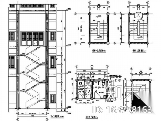 [四川]旅游产业园大型古建施工图（图纸精细施工图下载【ID:165758163】