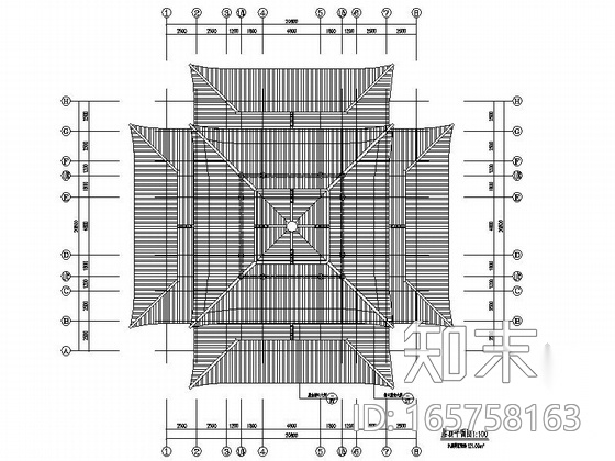 [四川]旅游产业园大型古建施工图（图纸精细施工图下载【ID:165758163】