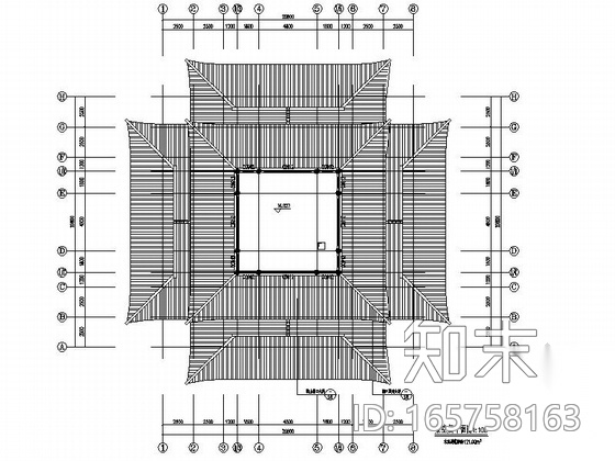 [四川]旅游产业园大型古建施工图（图纸精细施工图下载【ID:165758163】