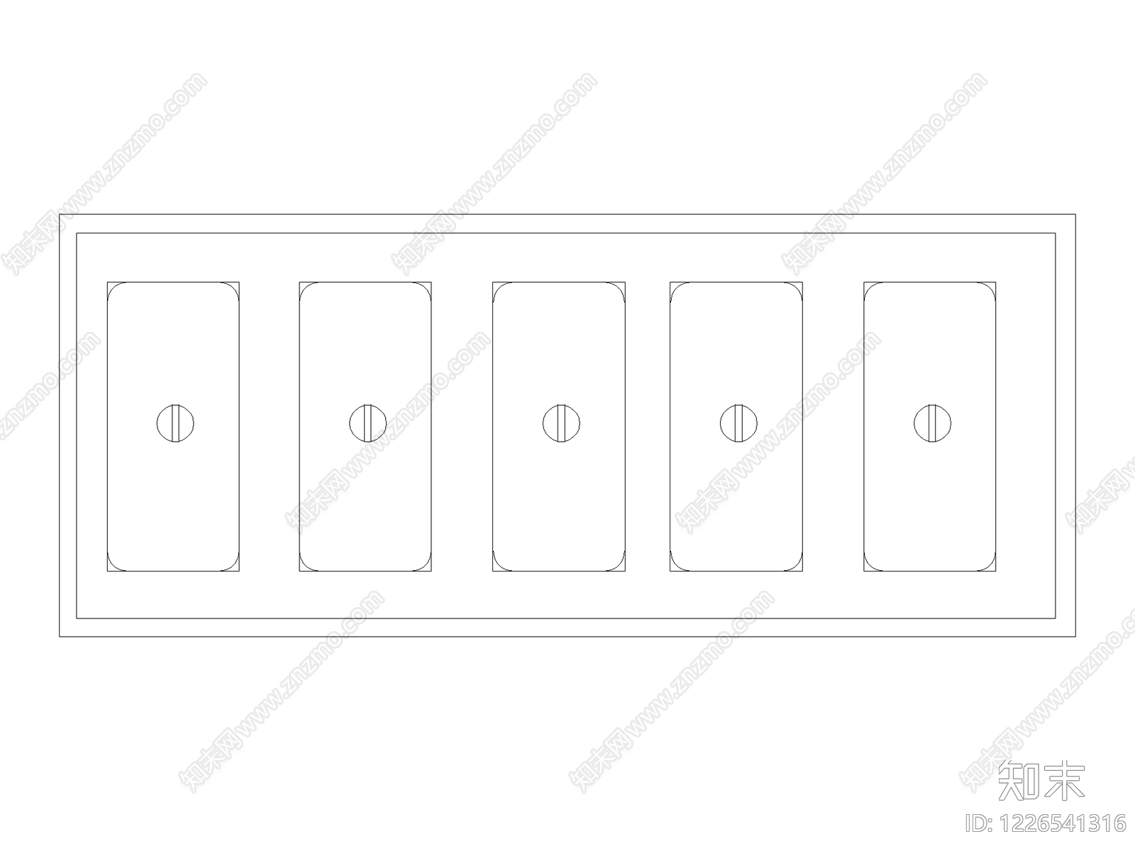 开关插座cad施工图下载【ID:1226541316】