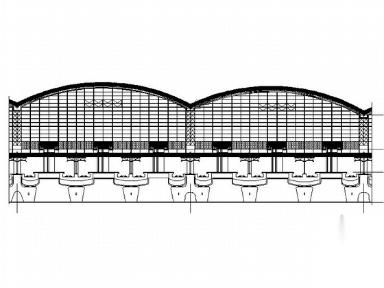 [广东]南方知名交通枢纽站建筑施工图（详细施工图&nbsp...cad施工图下载【ID:160727147】