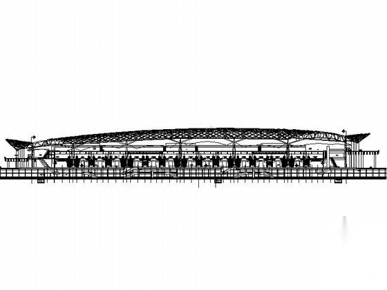 [广东]南方知名交通枢纽站建筑施工图（详细施工图&nbsp...cad施工图下载【ID:160727147】