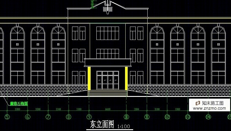 医院建筑结构全套施工图cad施工图下载【ID:76947925】