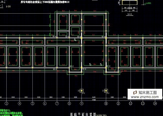 医院建筑结构全套施工图cad施工图下载【ID:76947925】