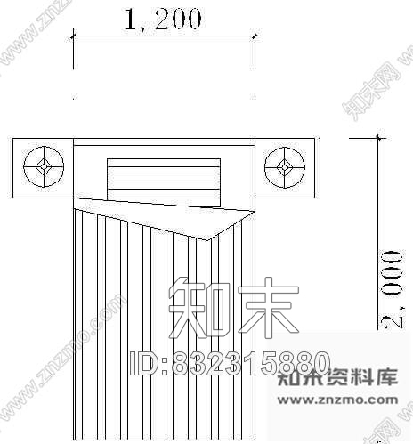 图块/节点床平面CAD图块6cad施工图下载【ID:832315880】