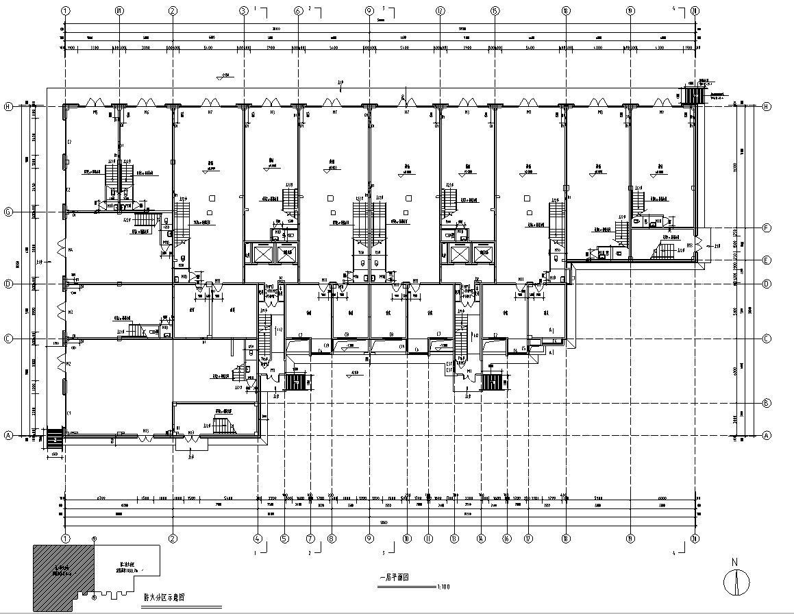 [宁夏]18层框架剪力墙结构住宅建筑设计施工图（含全专...cad施工图下载【ID:149530146】