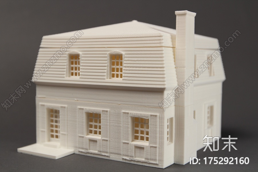 别墅模型3d打印模型下载【ID:175292160】