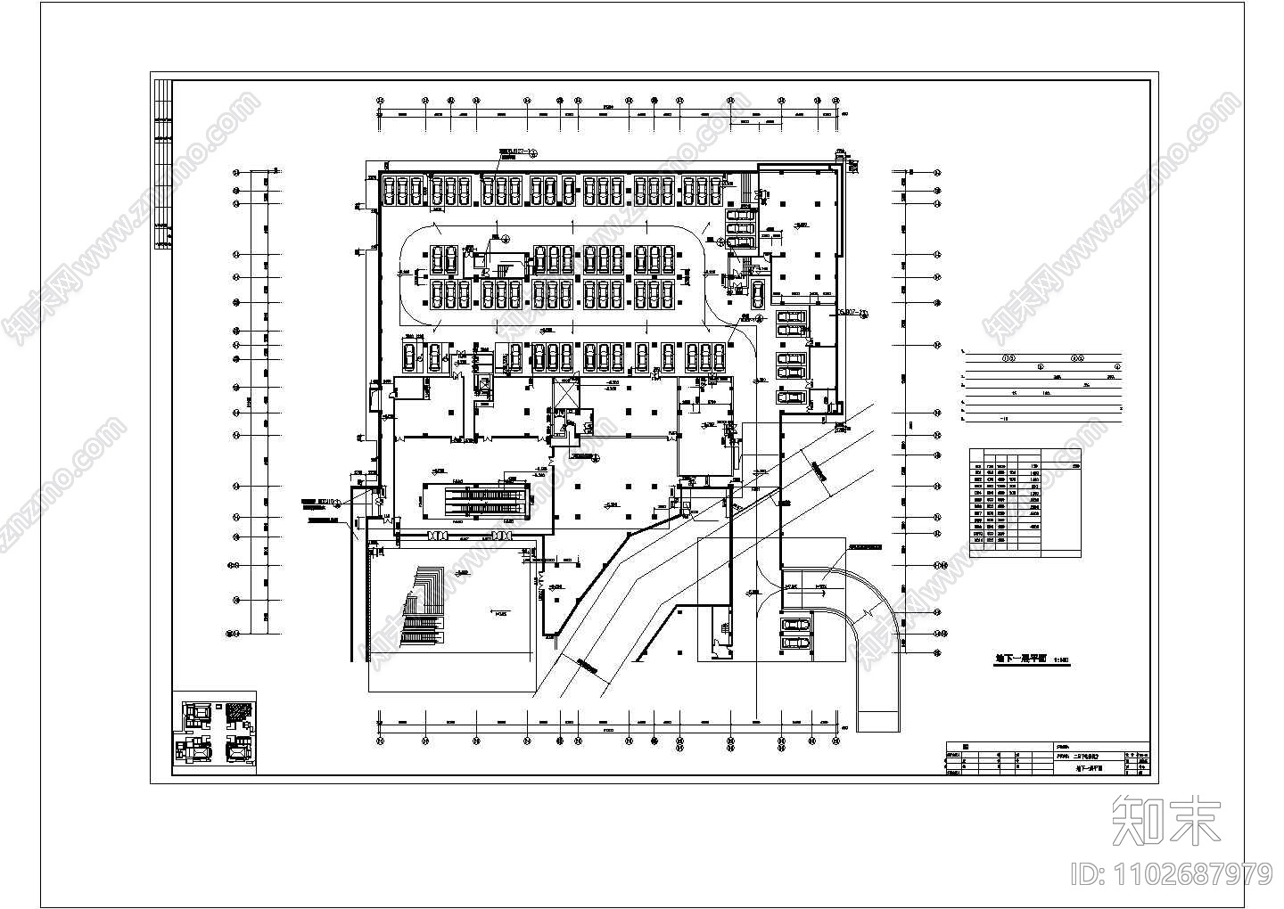 某地二层大唐影院建筑施工图纸cad施工图下载【ID:1102687979】