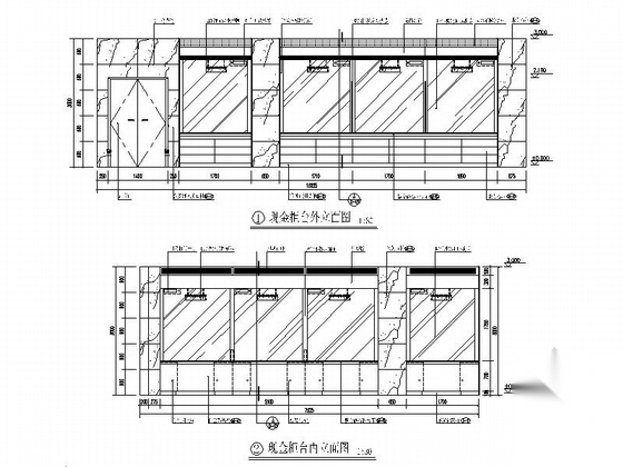 [北京]现代综合金融股份制商业银行装修图cad施工图下载【ID:160701469】