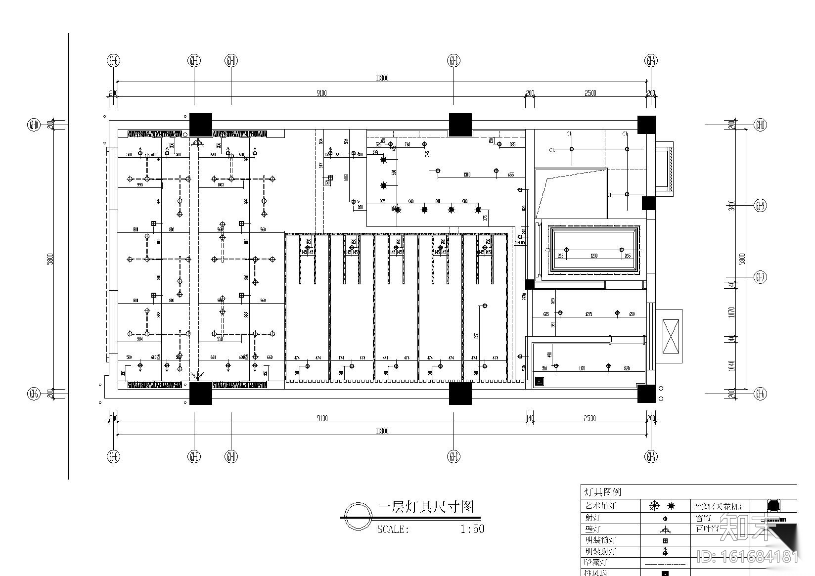 [广西]贺州彰泰城四层别墅样板房施工图cad施工图下载【ID:161684181】