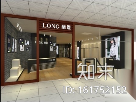 [常熟]47㎡某服装专卖店装修图（含效果）cad施工图下载【ID:161752152】