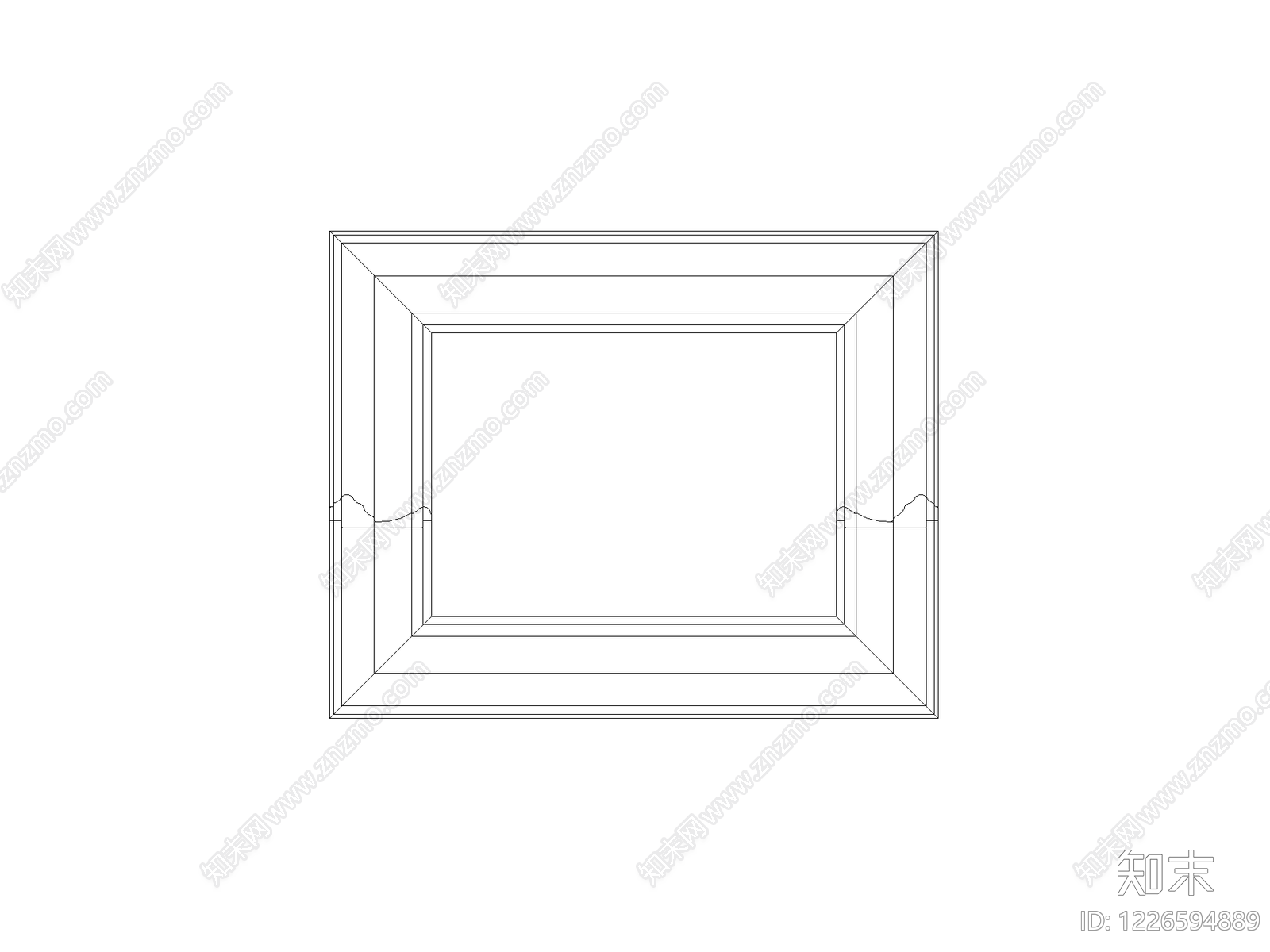 门窗安装节点CAD图纸