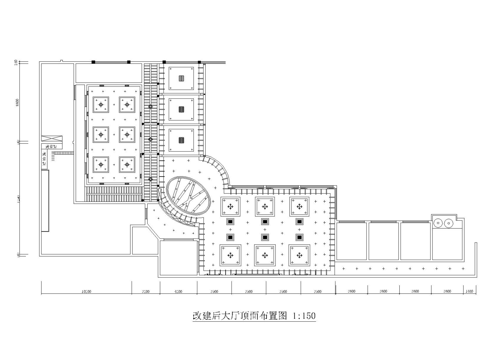 大观园中式餐馆设计施工图cad施工图下载【ID:160422124】