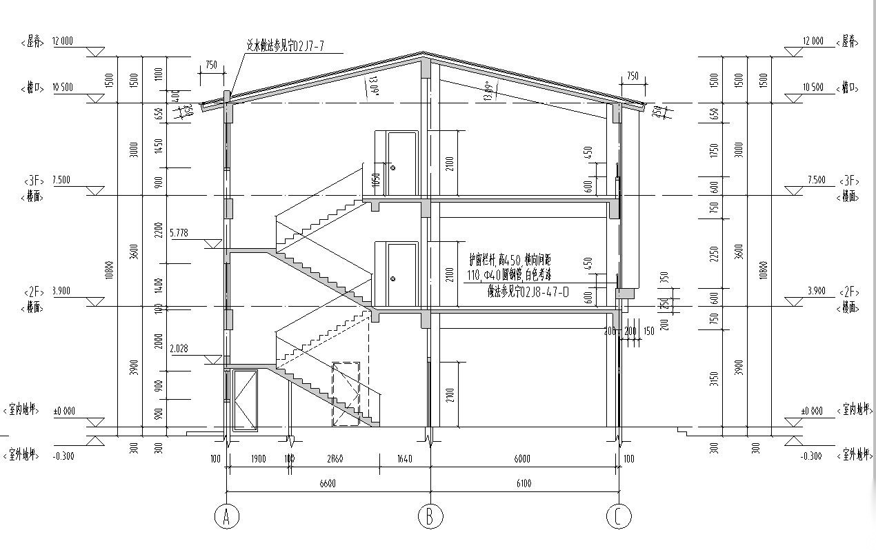 [宁夏]三层框架结构沿街商业建筑施工图（含全专业图纸...施工图下载【ID:151453175】