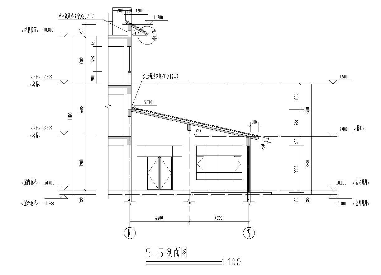 [宁夏]三层框架结构沿街商业建筑施工图（含全专业图纸...施工图下载【ID:151453175】