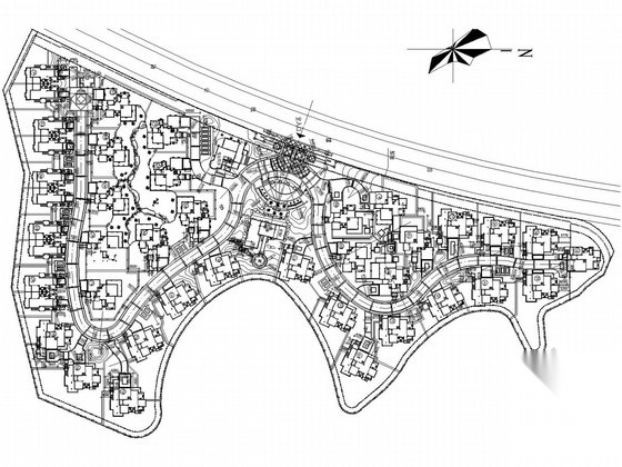 [浙江]高档别墅区景观工程施工图施工图下载【ID:161091140】