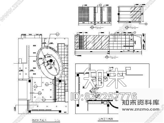 图块/节点接待区详图cad施工图下载【ID:832257776】