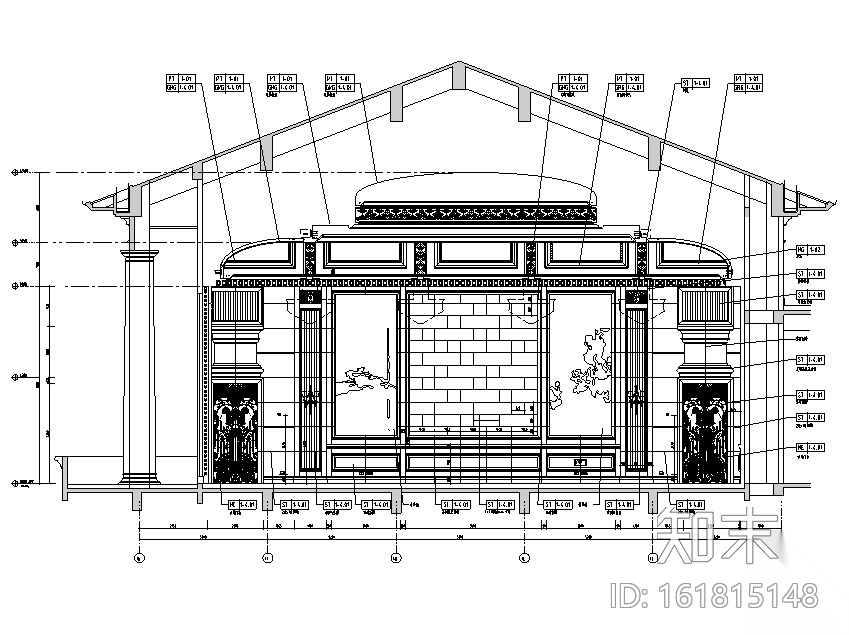 安徽某酒店扩建工程施工图设计+方案设计+效果图cad施工图下载【ID:161815148】