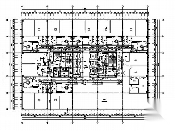 [深圳]26层大型五星级酒店综合体建筑施工图（460间客房...施工图下载【ID:165425109】