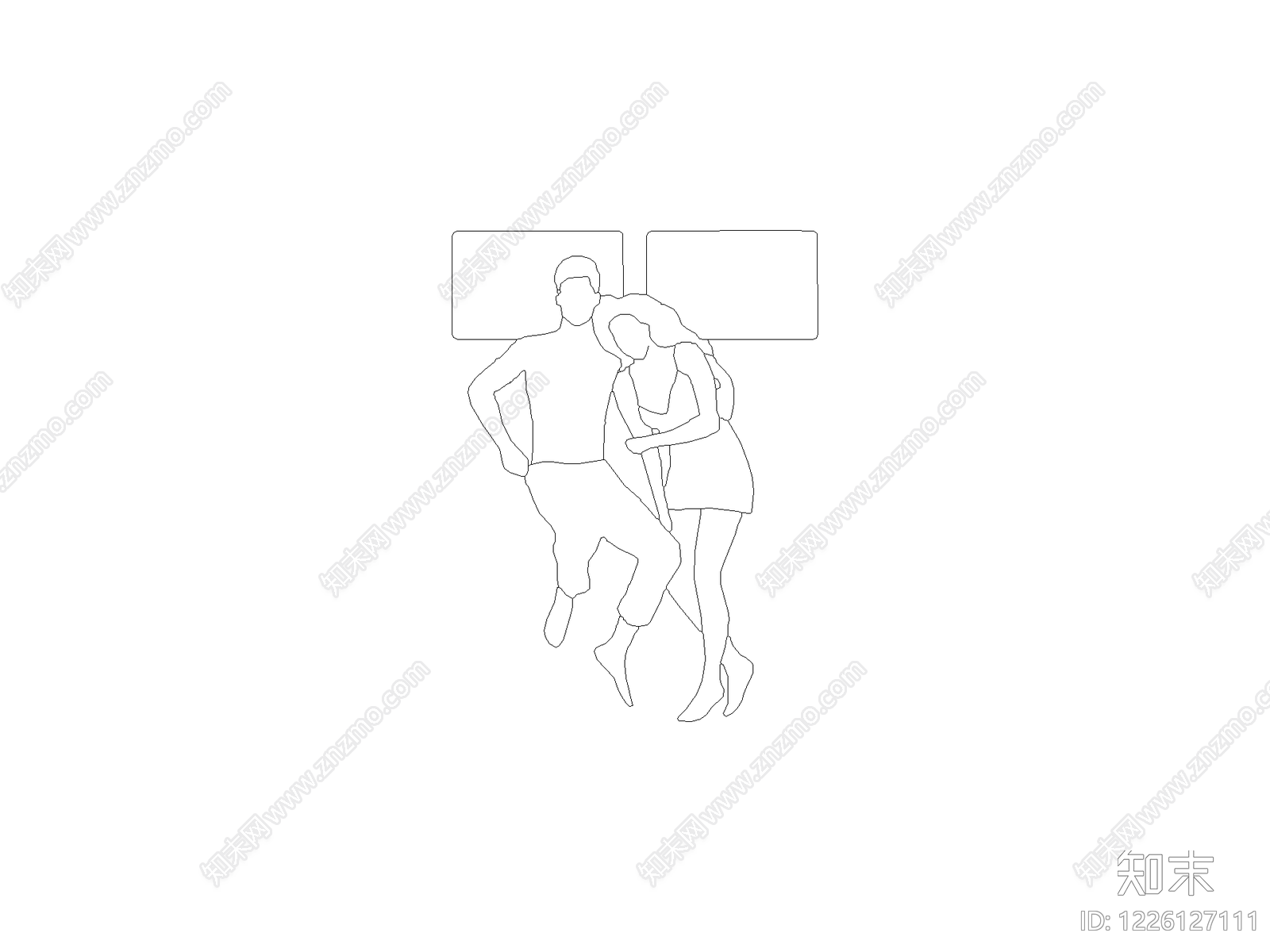 人物cad施工图下载【ID:1226127111】