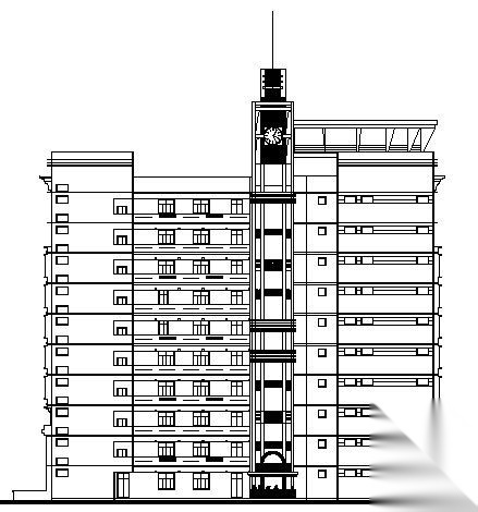 某大学十层教学科技综合楼建筑施工图施工图下载【ID:151565190】