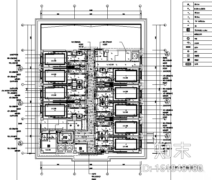 [江苏]现代奢华酒店设计施工图（附效果图+材料表）施工图下载【ID:161848180】