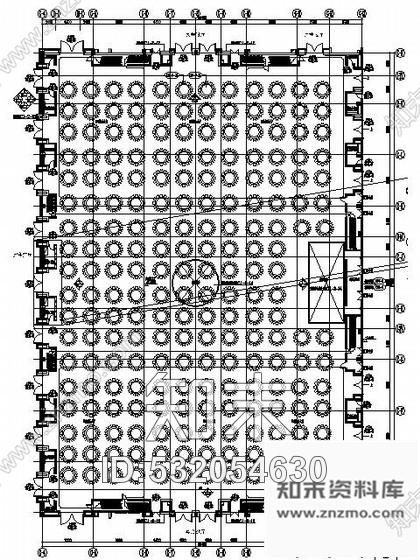 施工图广州五星酒店首层宴会厅施工图cad施工图下载【ID:532054630】