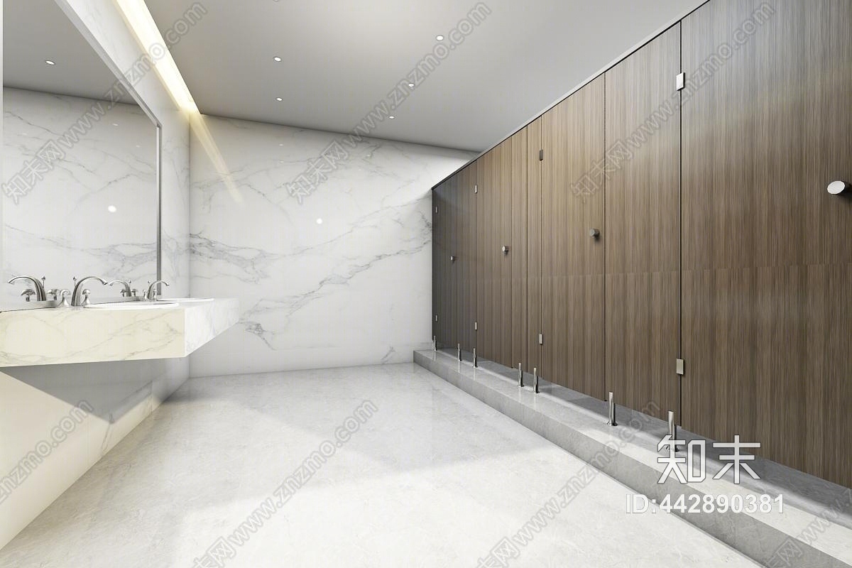 现代宿舍3D模型下载【ID:442890381】