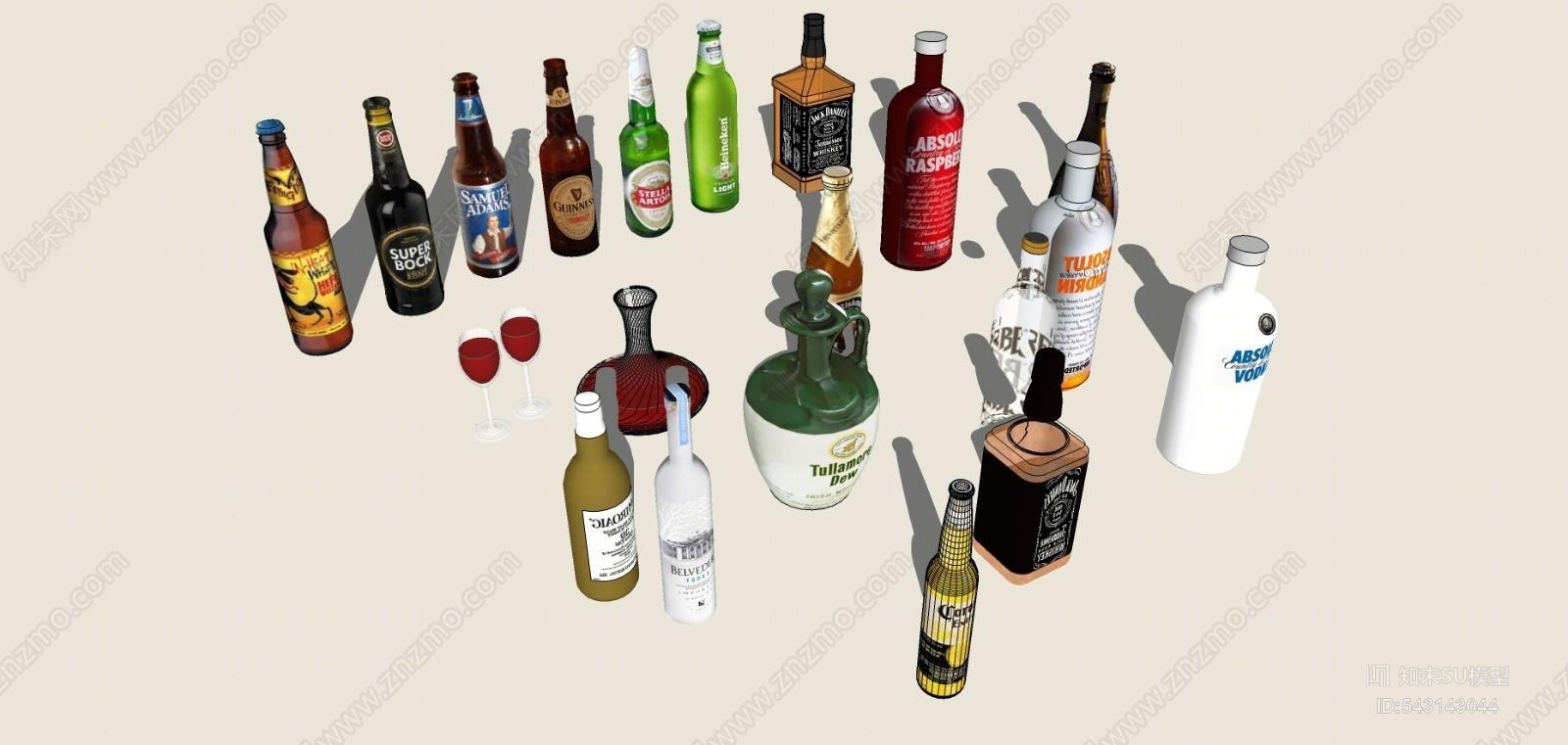 现代啤酒SU模型下载【ID:543143044】