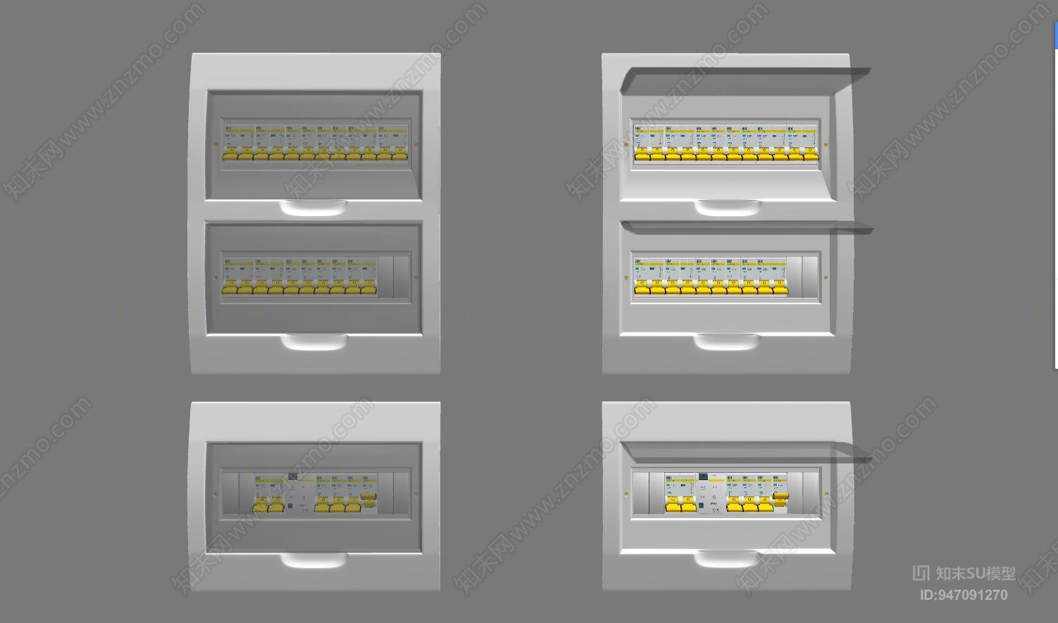 现代电箱SU模型下载【ID:947091270】