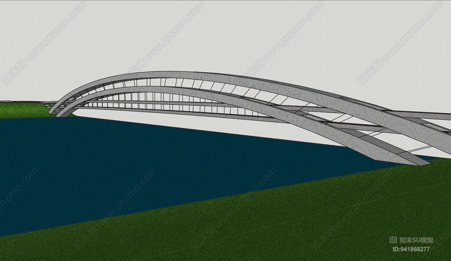 漫水桥SU模型下载【ID:941868277】