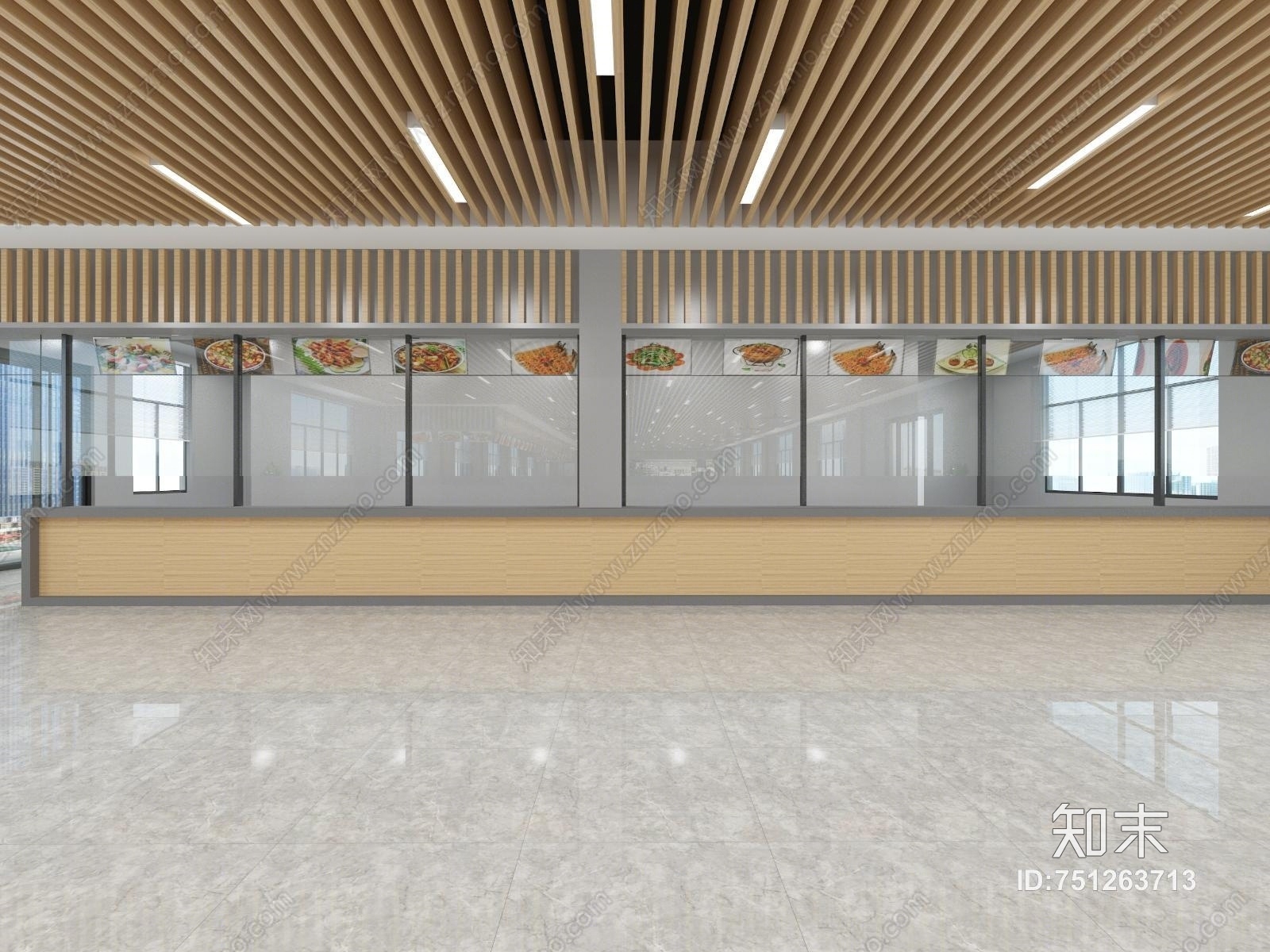 现代食堂卫生间开水间标志3D模型下载【ID:751263713】