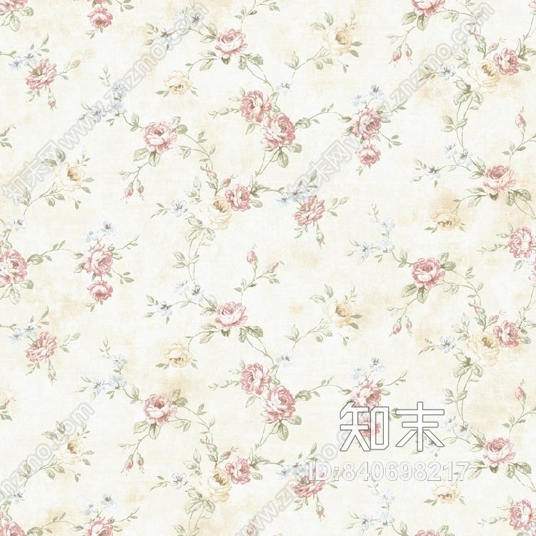 欧式田园壁纸墙纸贴图下载【ID:840698217】