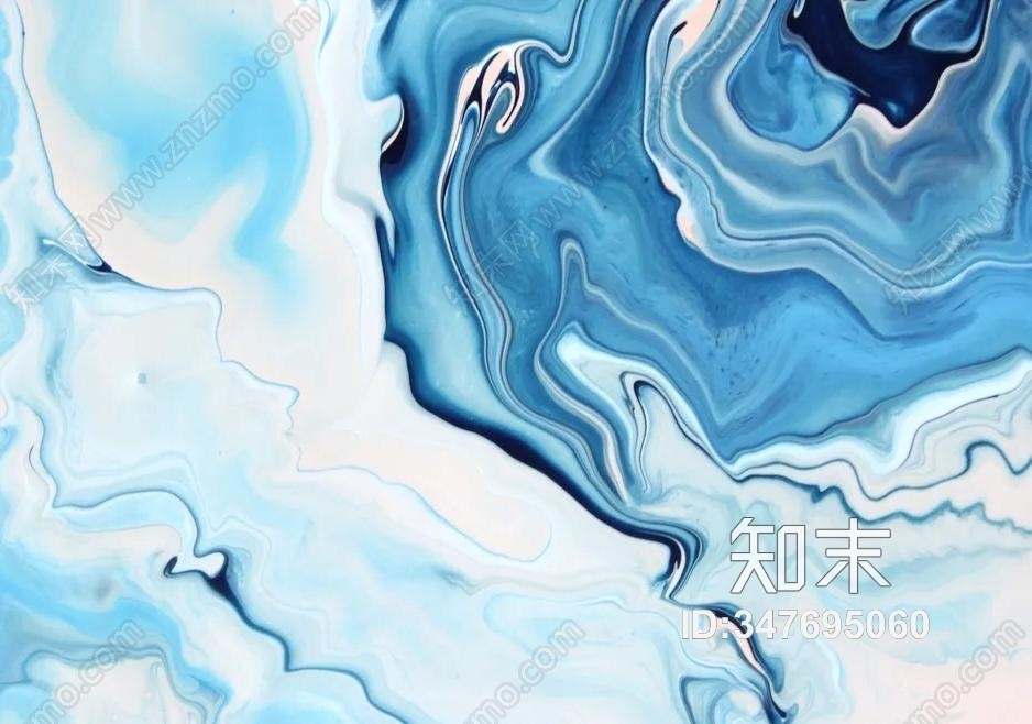 蓝色大理石贴图下载【ID:347695060】