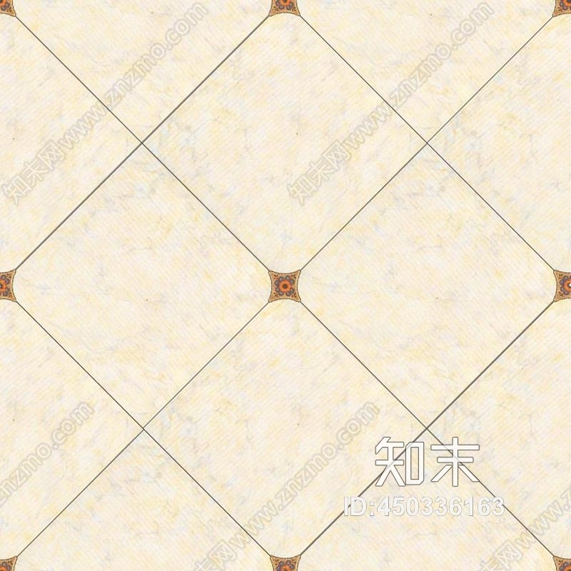 仿古砖带角花菱贴贴图下载【ID:450336163】