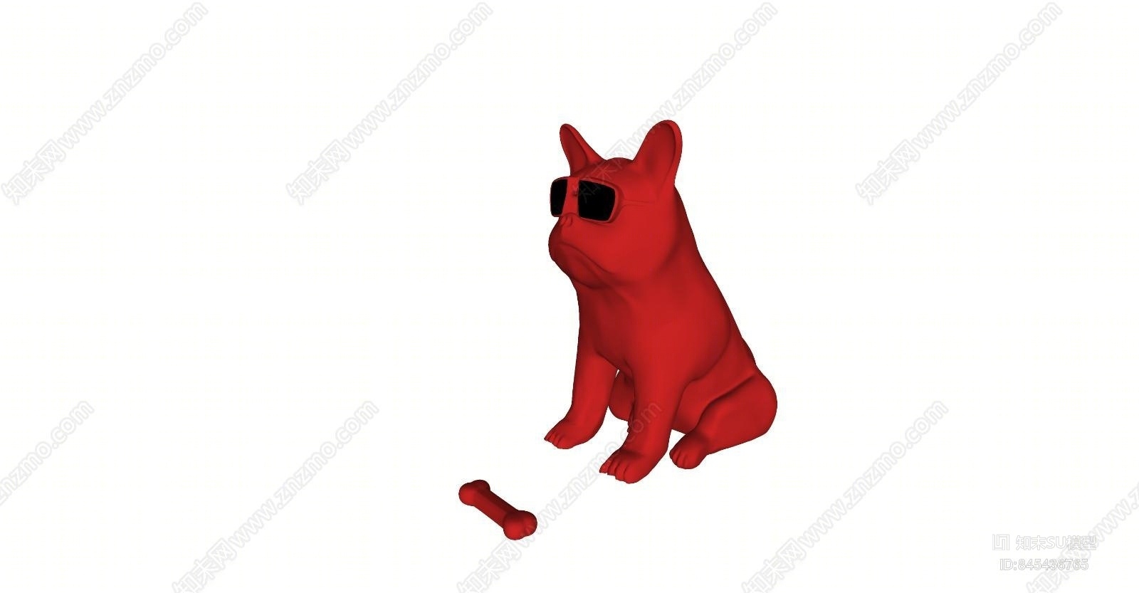 现代斗牛犬音响SU模型下载【ID:845436765】
