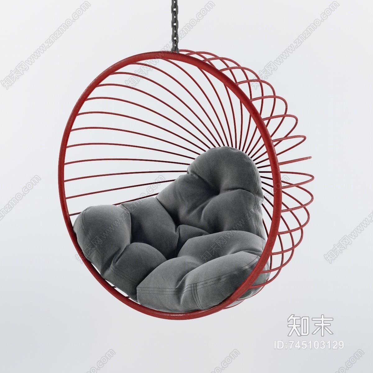 现代吊椅3D模型下载【ID:745103129】