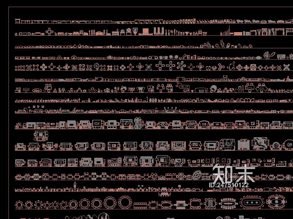 CAD超全图库cad施工图下载【ID:247510122】