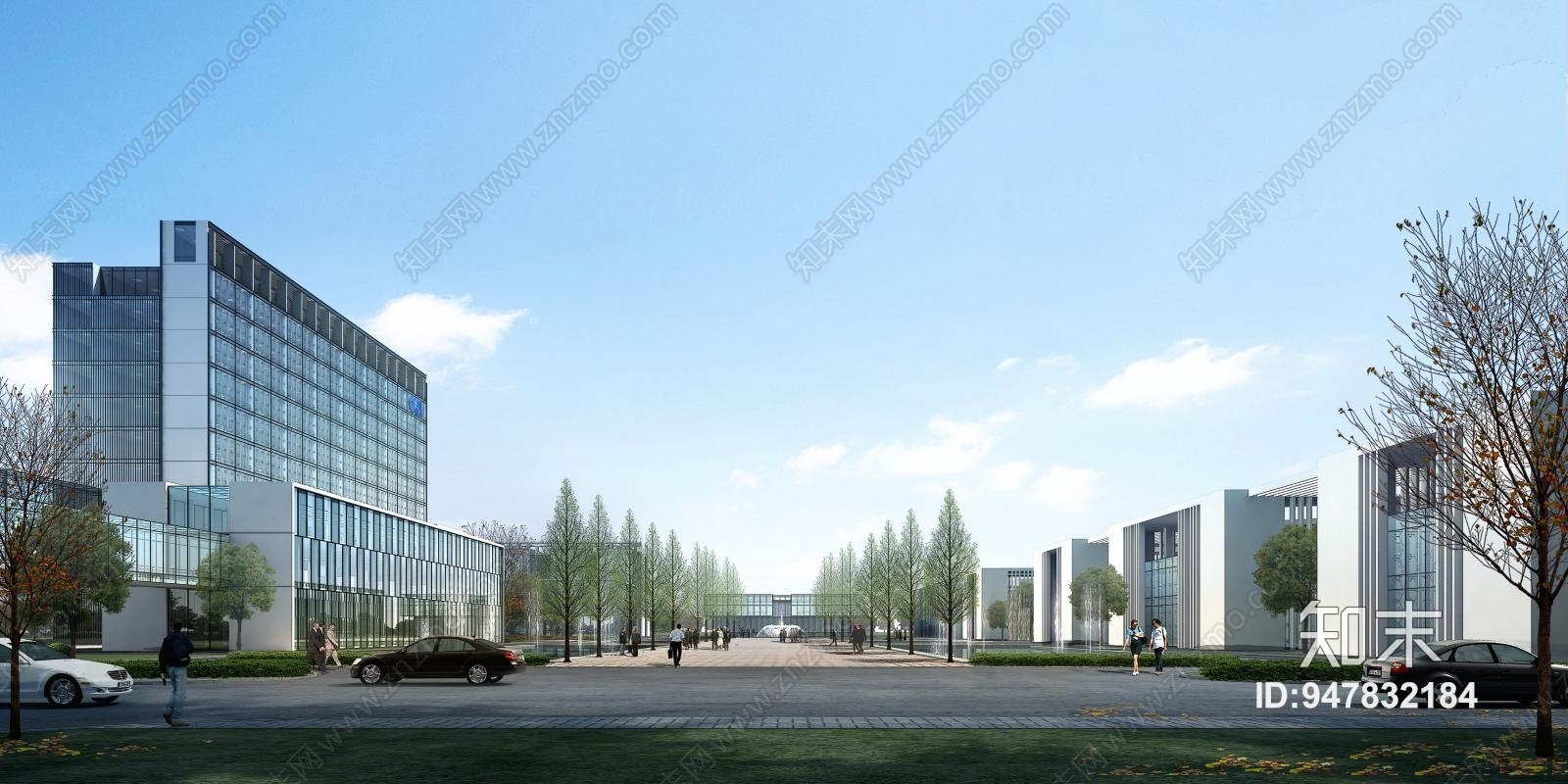 白天街道外景贴图下载【ID:947832184】