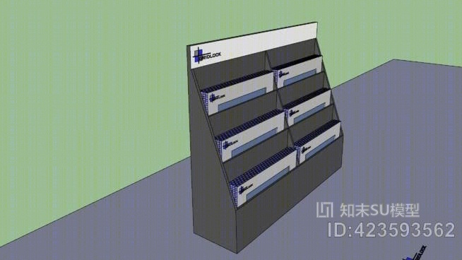 网格锁定显示SU模型下载【ID:423593562】