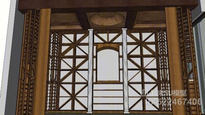 老把酒窖设计-希腊希腊葡萄酒窖SU模型下载【ID:522467406】