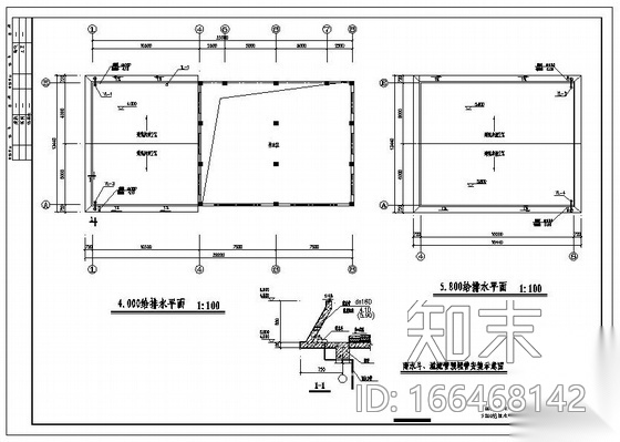 来宾市某垃圾中转站给排水施工图cad施工图下载【ID:166468142】