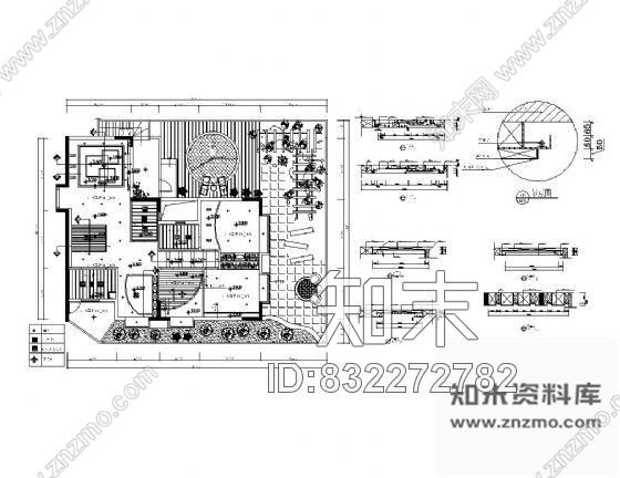 图块/节点别墅样板房吊顶详图施工图下载【ID:832272782】