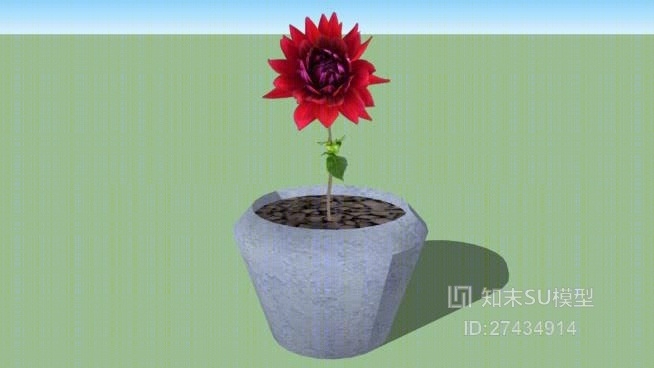 盆栽SU模型下载【ID:117979809】
