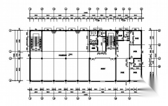 某五层办公楼建筑方案图cad施工图下载【ID:149935129】