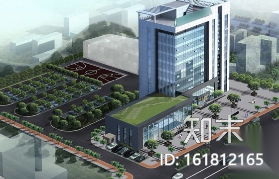 [重庆]国家供电系统办公楼室内装修图（含效果）cad施工图下载【ID:161812165】