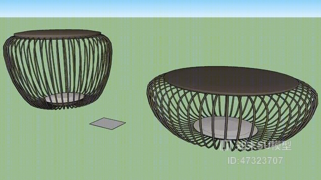 meridiano户外灯SU模型下载【ID:47323707】