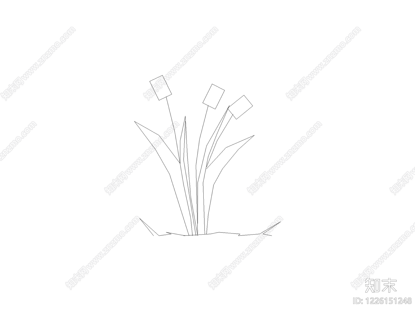 灌木种植cad施工图下载【ID:1226151248】