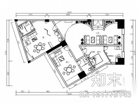 [重庆]某中式名品茶楼室内装修施工图（含效果）cad施工图下载【ID:161773143】